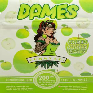 Buy Dames Gummy Co Green Apple 200mg Online in Vancouver