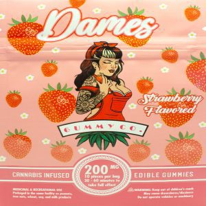 Buy Dames Gummy Co Strawberry 200mg Online in Vancouver