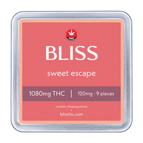 Sweet Escape Cannabis Infused Gummies (1080mg THC) - Gastown Medicinal